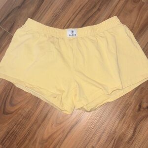 Parke Women's Yellow Pajama Shorts